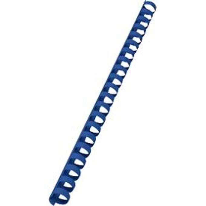 GBC® inbindruggen, plastic, Ø 16 mm, 100 stuks, blauw