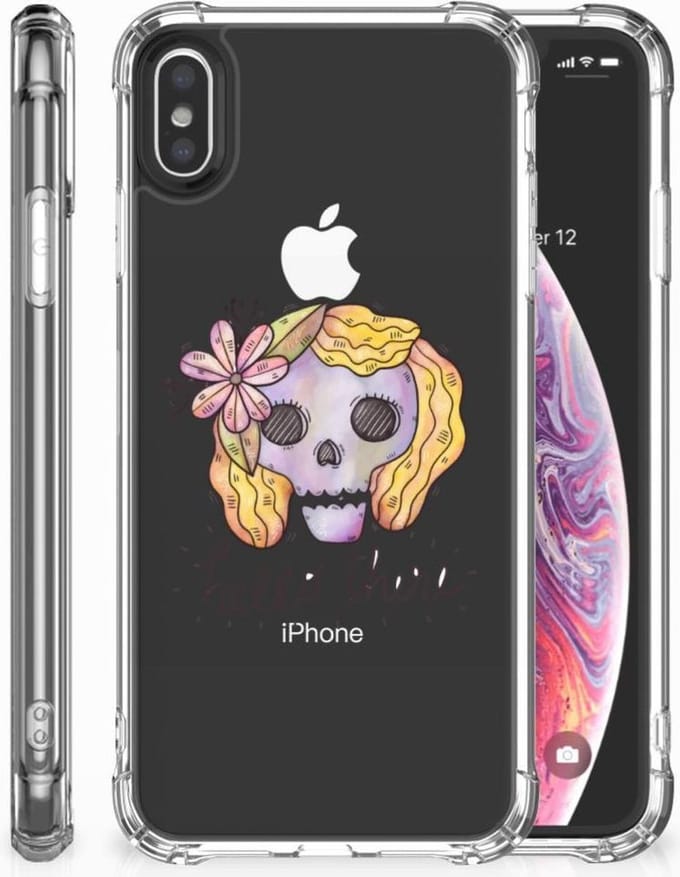 Extreme Case Apple iPhone Xs Max Boho Skull
