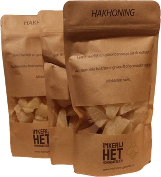 Hakhoning anijs 3 Stazakken - Snoep Lactose- glutenvrij