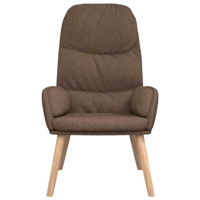vidaXL - Relaxstoel - stof - taupe