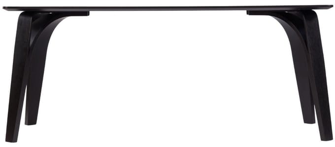 Bronx71® Eettafel Flint eiken zwart 220 x 100 cm
