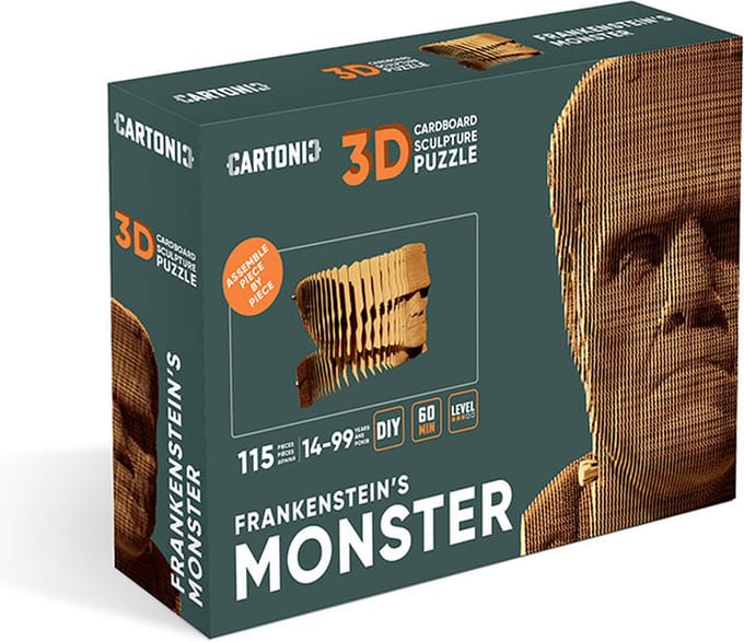 CARTONIC- FRANKENSTEIN’S MONSTER- 3D puzzel- Puzzel- DIY- kinderen en volwassenen