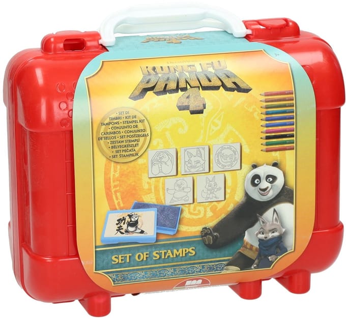 Panda Reis Stempel- en Kleurkoffer