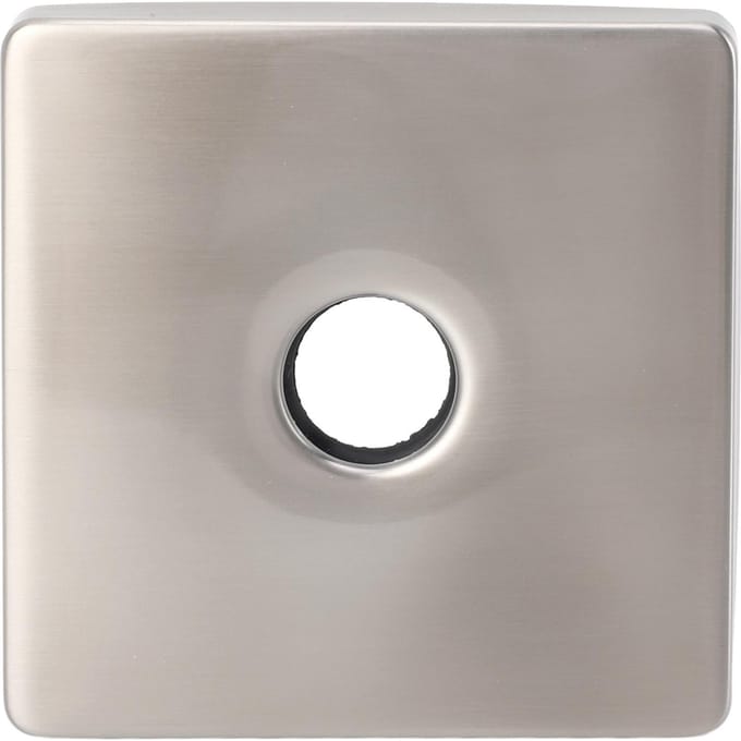 Vierkante Afdekplaat Douchearm Universeel Decoratief Extra Groot RVS Douchearmflens gray