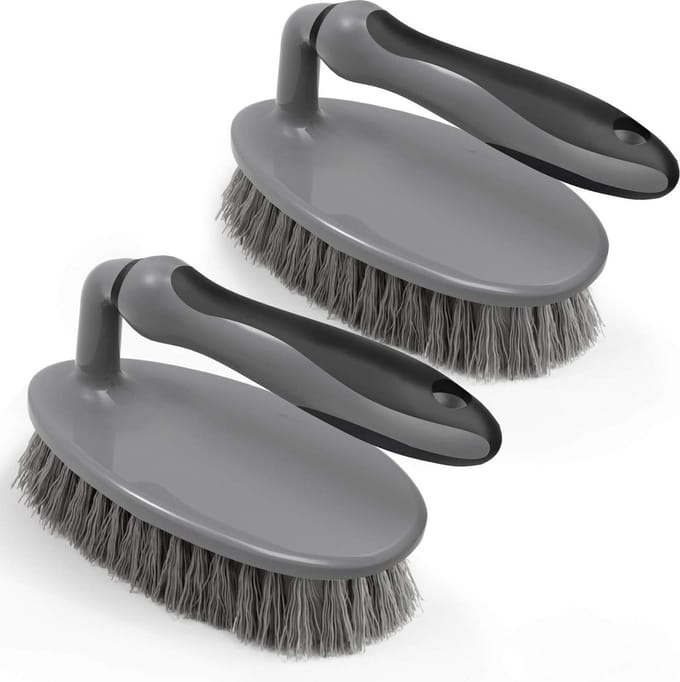 Comfortabele greep - Schrobber voor badkamer, douche, wastafel en vloer - 2-pack Afwasborstel