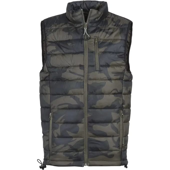 Mouwloos kinderjack PERCUSSION Camo Trek