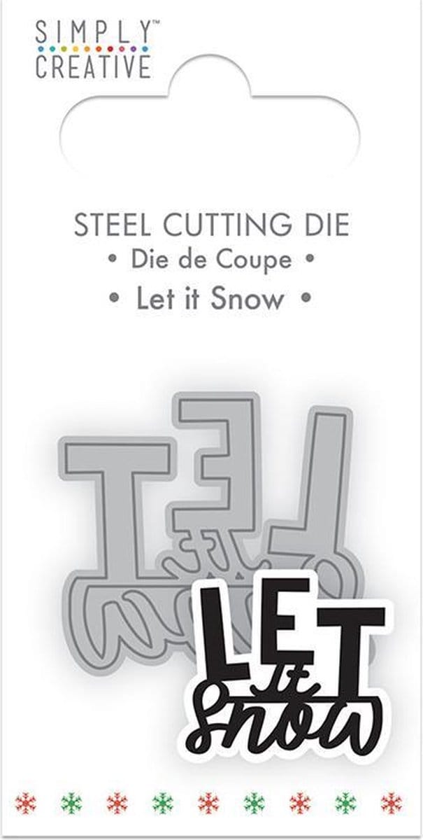 Simply Creative Let it Snow Die (SCDIE124X19)