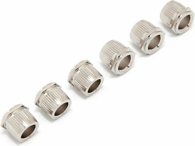 Hosco BU-CBHN Japan Conversion Bushings 10,2 mm Nikkel Hexagonale Top Set van 6