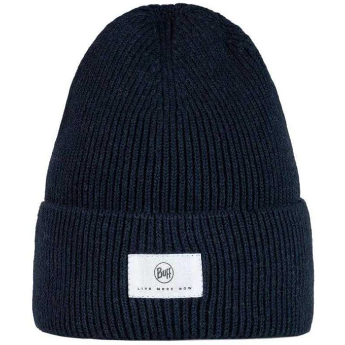 Buff Gebreide uniseks Drisk muts (Marineblauw)