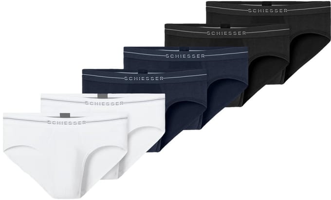 Schiesser Heren rio-slip / onderbroek 6 pack Cotton Flex