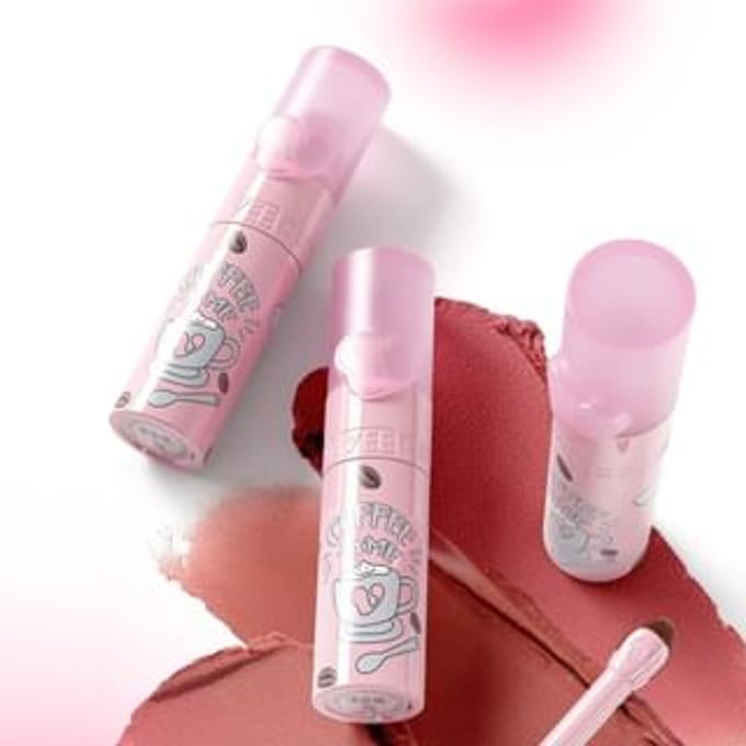 VEECCI - Coffee Cloud Series Soft Matte Lip Mud - 6 Colors K03# Lychee Cold Brew - 2g