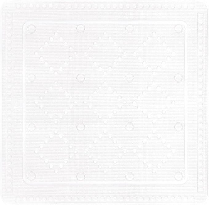 Antislip Douchemat Badmat Rond 55x55 cm Wit voor Veilige Douche en Bad