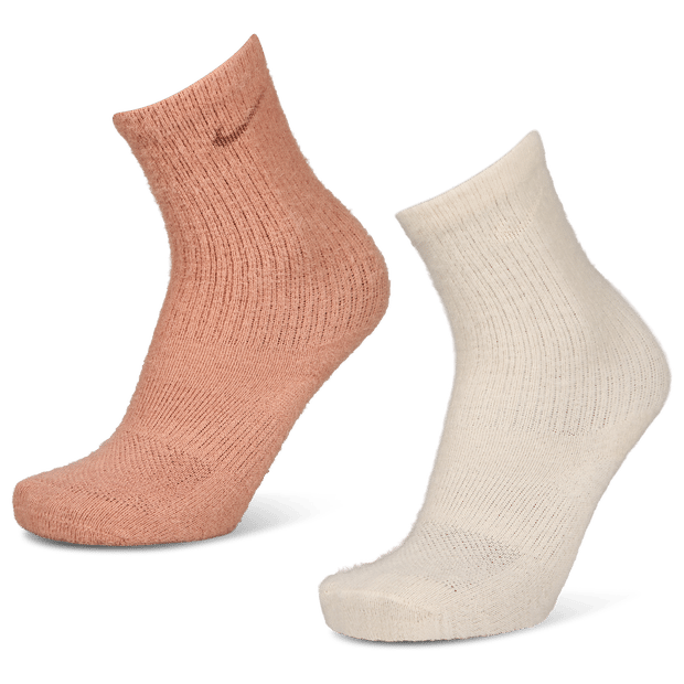 Nike Everyday + Cushioned Crew 2 Pack Sokken Unisex - Beige - Maat 42 - 46 - Katoen