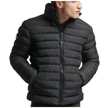 Superdry Fuji Emb Padded Jacket Heren Jas - Black - Maat M