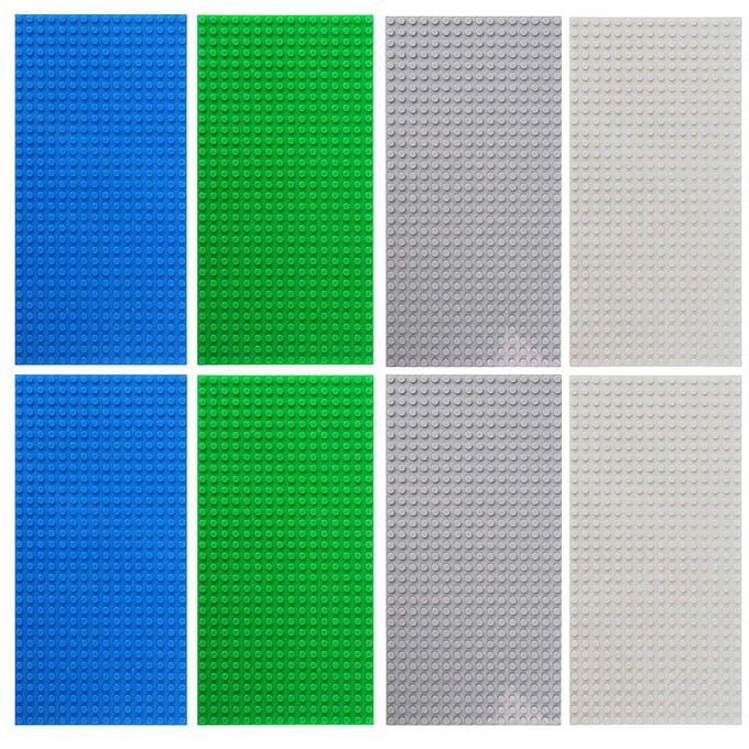 8 stuks 16x32 Basisplaten Bouwstenen DOE-HET-ZELF Stenen Basisplaten Assemblage ideaal voor Kinderen Kinderen Cadeau 8PCS