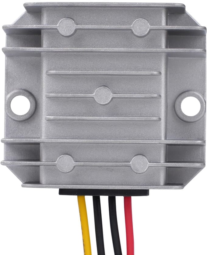 spanningsomvormer, Step Down Converter, waterdichte spanningsstabilisatormodule DC 20-60V naar 12V 10A