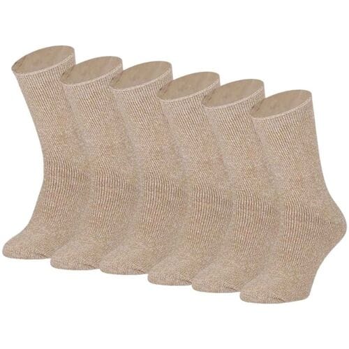 Heatkeeper Dames Thermo Sokken - 4 paar - Beige Mouliner - Maat 36/41