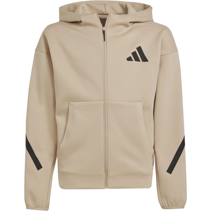 Adidas Z.n.e Sweatshirt Met Rits Beige 7-8 Years Kinderen