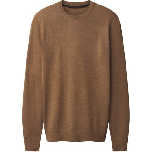 ESMARA MEN Heren trui met merinowol (Bruin, S)