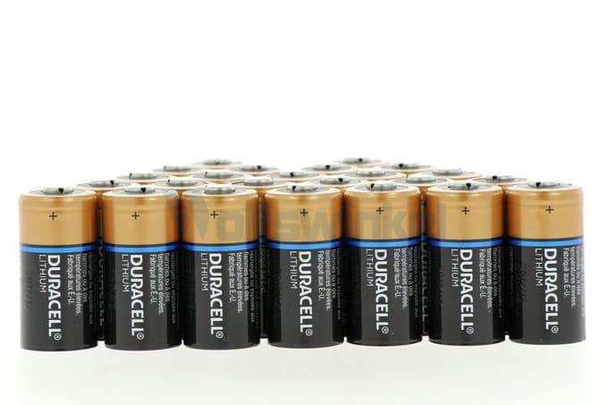 Duracell lithium cr123a batterij 24 stk