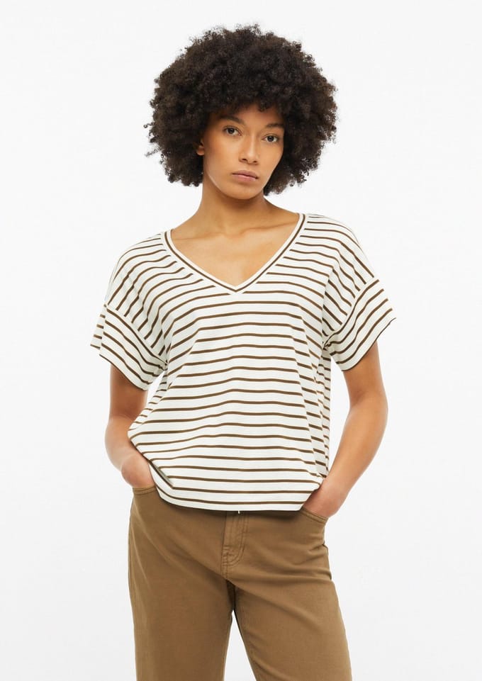 relaxed fit T-shirt van puur katoen