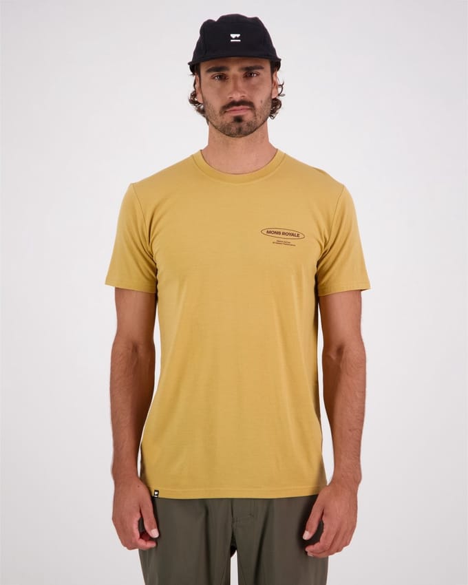 Mons Royale Icon T-Shirt Merino Honey Medium