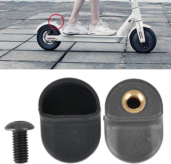 Dailygoody - Achterstootkussenhaak - Silicagelkoker - 2 Stuks - Zwart