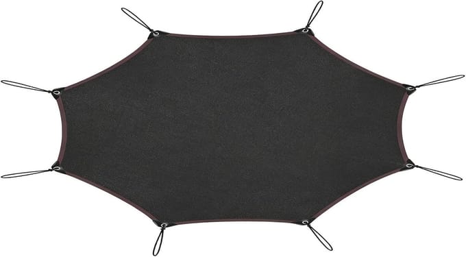 Trampoline Afdekking - Zonnescherm - Bescherming Buiten - UV Bestendig - 43 m - Zwart