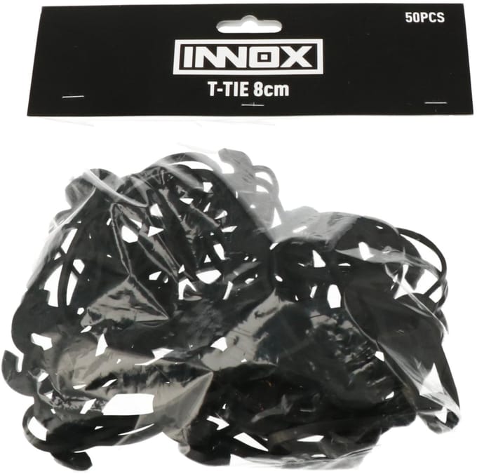 Kabelbinders 8 cm - 50 stuks - Innox T-tie Jan Willempjes - Multikleur