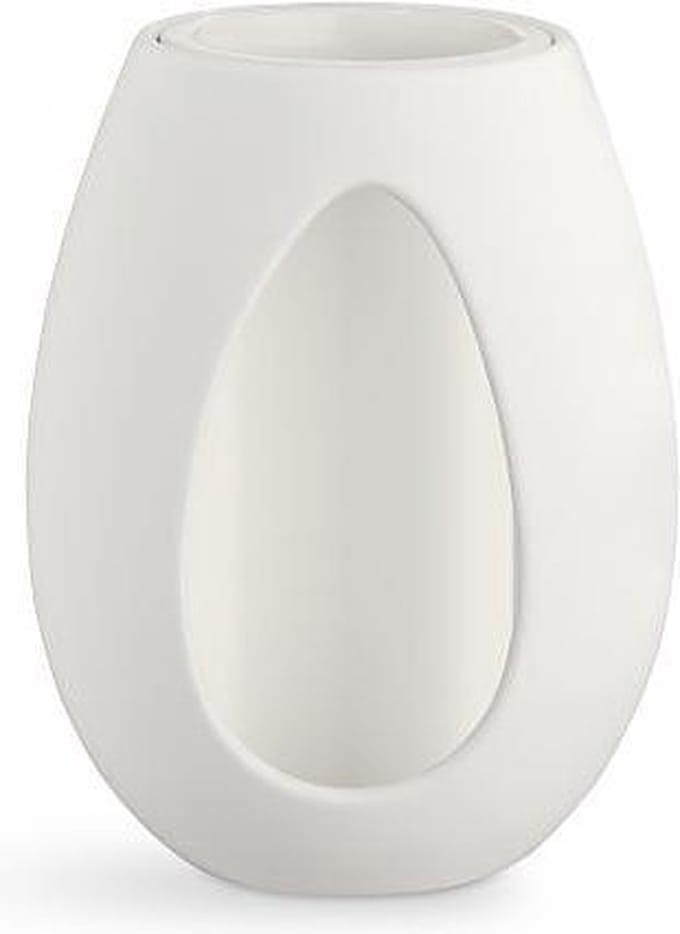 Kähler - Kokong Vaas - 22 cm - wit