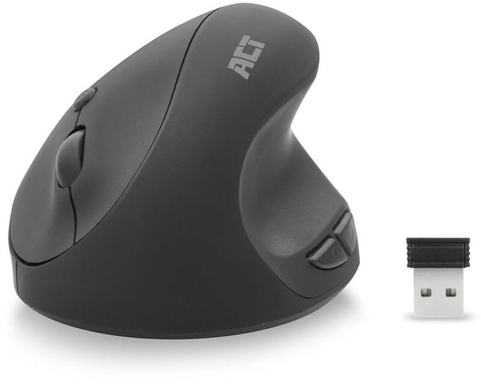 ACT Draadloze Ergonomische Muis 1600 DPI - AC5101