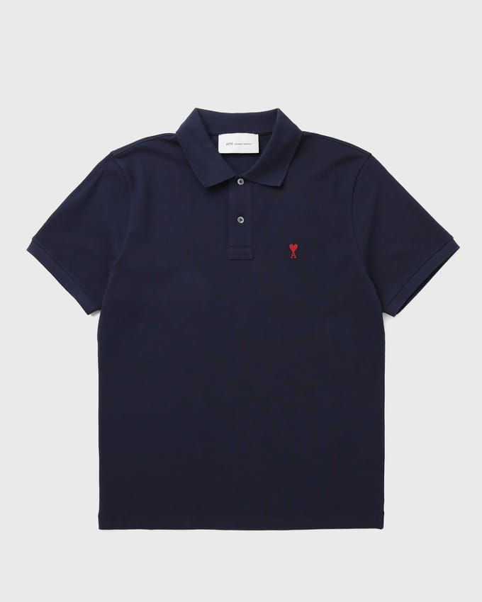 POLO WITH RED AMI DE COEUR