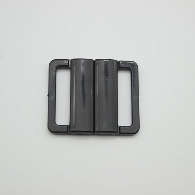 10 sets BH Clip Badmode Clickers Bikini Voorsluiting Gesp Clips 31 x 26mm zwart