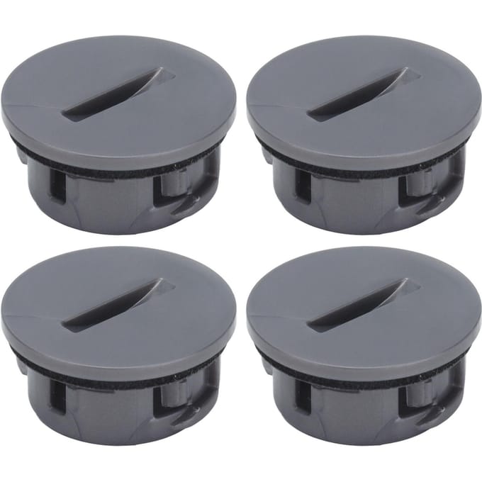 4 STUKS Stofzuiger Eindkap Vervanging Rollende Borstel Eindkap voor V6 Dc35 Dc44 DC59 DC62 SV03 gray