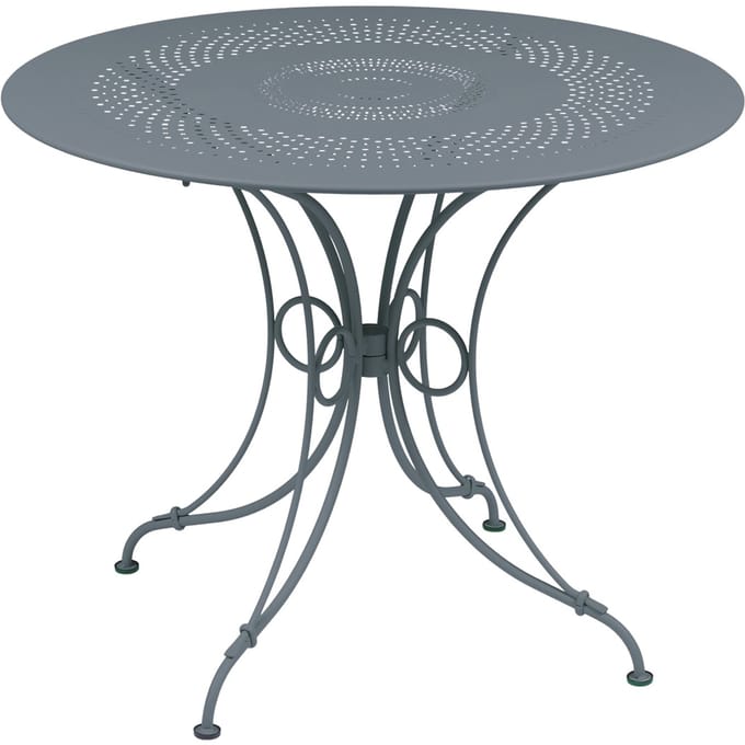 Fermob 1900 tafel - 26 stormgrijs mat - Ø 96