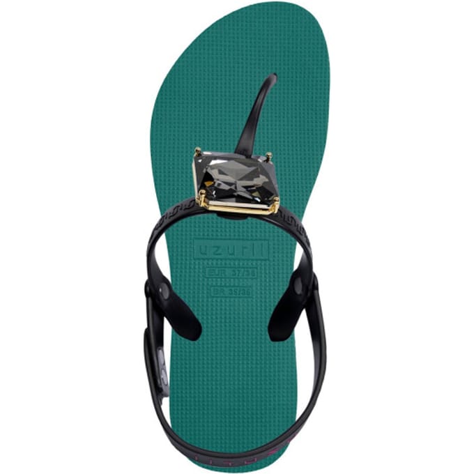 Uzurii | Teenslippers | Dames | Bosgroen | Maat 37/38