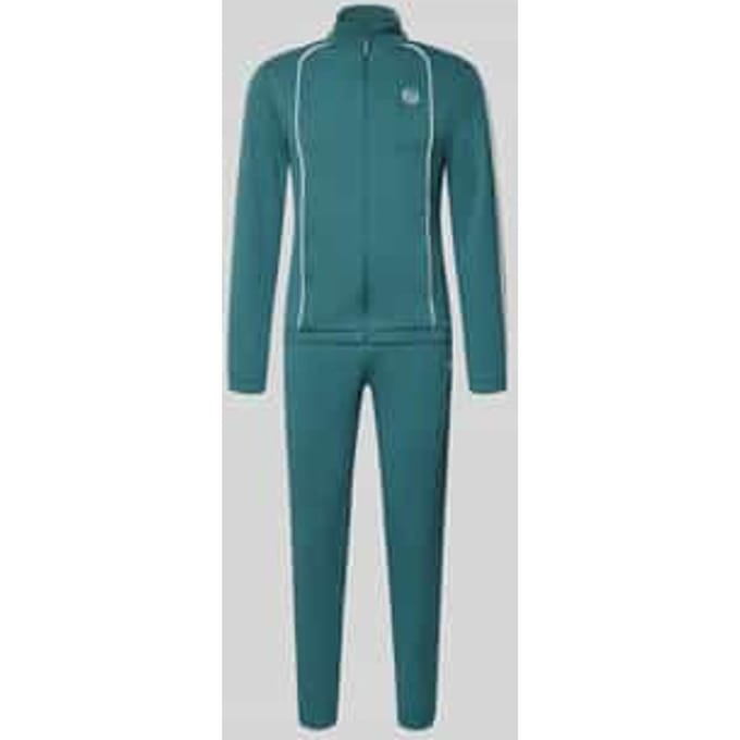 slim fit trainingspak met logostitching model 'Egeo'