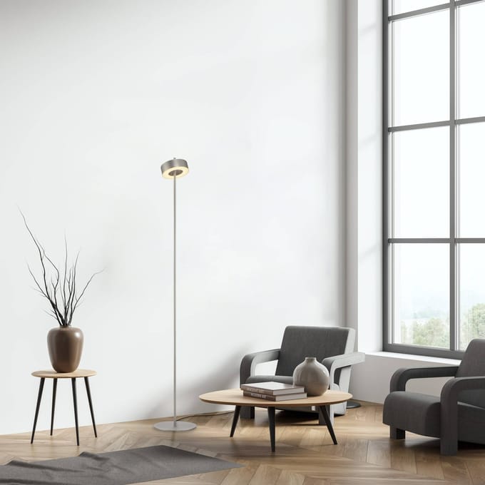 Q-Smart-Home Paul Neuhaus LED vloerlamp Q-Rotate aluminium 140 cm