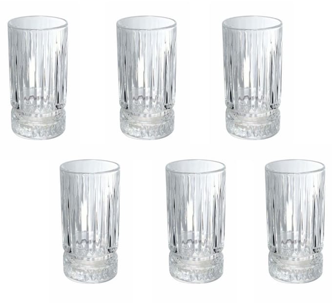 Bricard Eslida Longdrink Glazenset - 350ml - Set van 6 - Waterglas - Drinkglas