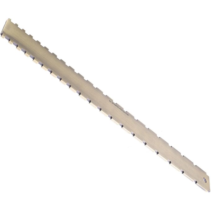 Praktische 24.75 Inkepingen Fretbord Rechte Kant Luthier Gereedschap voor Gitaar Hals Nivellering beige