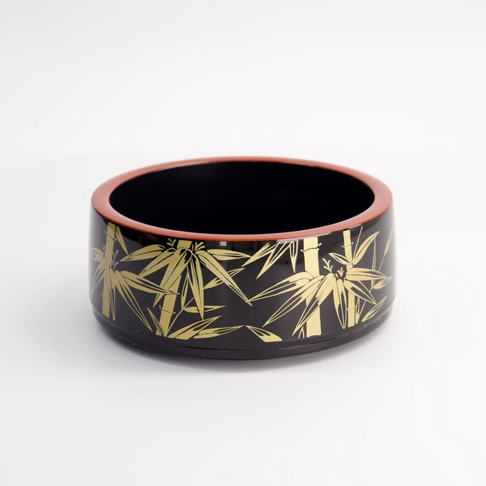 Tokyo Design Studio - Sushi Oke - Zwart met Bamboe - 16 x 6,5 cm
