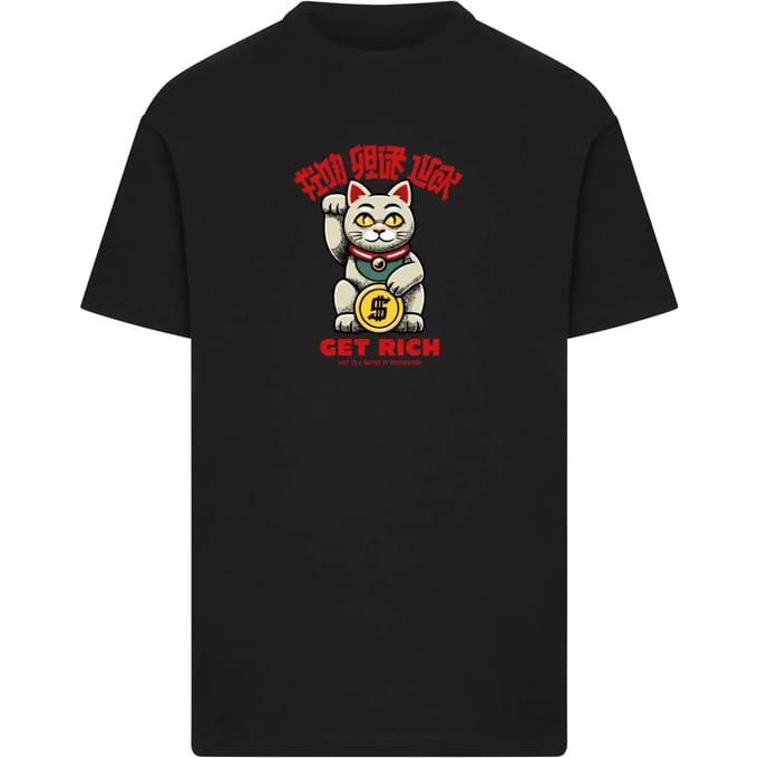 Mister Tee - Find Your Luck Heren Tshirt - M - Zwart