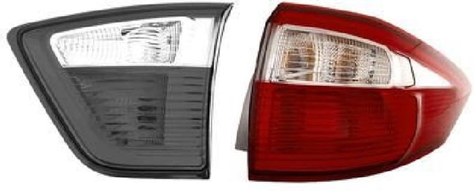 Ford C-max/ Grand C-max, 2010 - 2015 - achterlicht, zonder fittingdeel, buiten, rechts