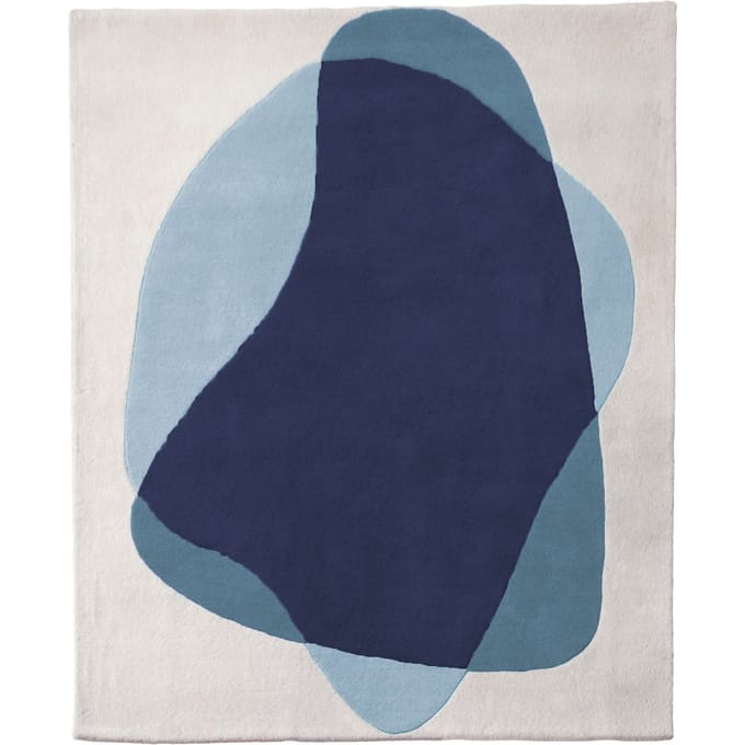 Harto - Serge vloerkleed - blauw/grijs