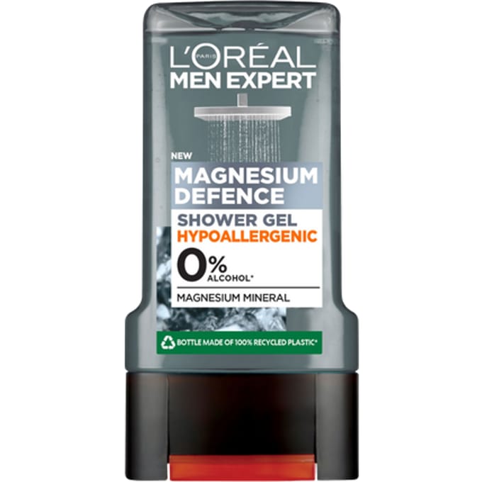 LâOrÃ©al Men Expert Magnesium Defence Hypoallergenic Shower Gel - 300 ml