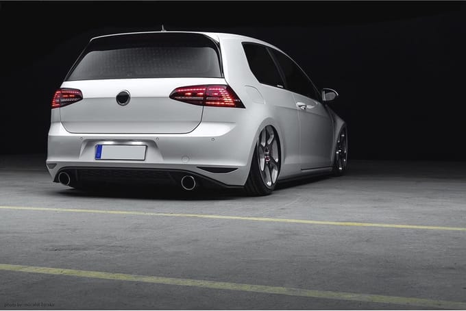 Achterruitenwisserafdekking voor Golf 4 - 8 | ECHT GLAS | Clean-look
