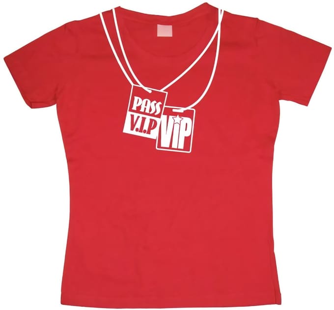 Hybris Dames VIP Pass Girly T-shirt SH-5-14036-H10-1
