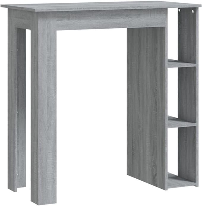 Bartafel met Plank - Hoge Tafel Bistro - Keuken en Eetkamer - 3 Opbergplanken