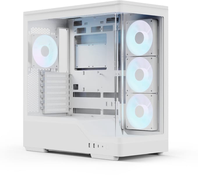 Aerocool P500A-WT Midi Tower Wit