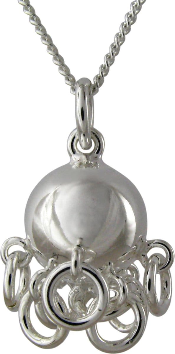 AuBor ®,  Hanger. Zilveren 11mm wiegbal.